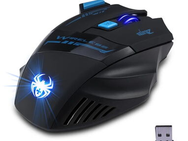 Mouse Gamer ZELOTE X7 Inalámbrico de 7 botones, luces RGB e incluye las baterías(2 AAA)...Ver fotos.....59201354 - Img 60277843
