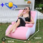 Sofa inflable, disponible rosa y carmelita - Img 54267672
