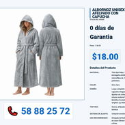 ALBORNOZ UNISEX AFELPADO CON CAPUCHA VPT-0013 - Img 55991338