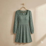 Vestido OFEEFAN Gris Verdoso - Talla M - Img 57879202
