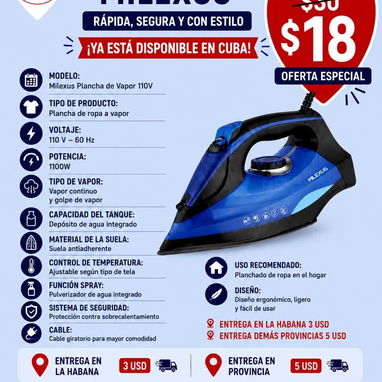 Tetera Eléctrica, parrilla eléctrica ,plancha de vapor, grifo de cocina con control de agua fría/caliente - 6/8