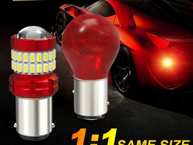 Bombillos LED ( potentes) para luz de marcha atrás y de frenos(stop) para autos y motos - Img 65990251