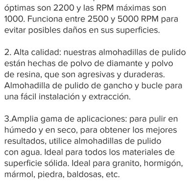 Discos para Pulir Polvo Diamante de 4"Granito !! - Img 124857336