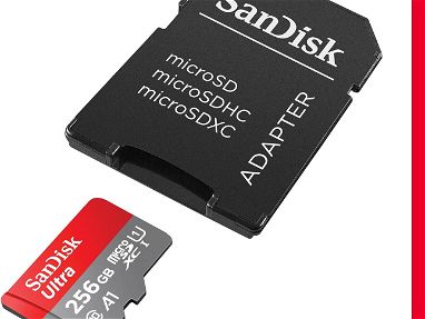 ✅Microsd SanDisk 256GB Ultra microSDXC UHS-I Memoria con Adaptador 150MB/s,  28 USD - Img main-image