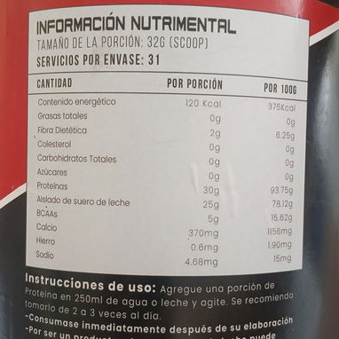 Proteína Whey Alta Calidad 💪🏻 31 servicios de 30 g, más músculo y mejor recuperación + Asesoría👨🏻‍⚕️(sabores 🍪🍫+) - 2/3