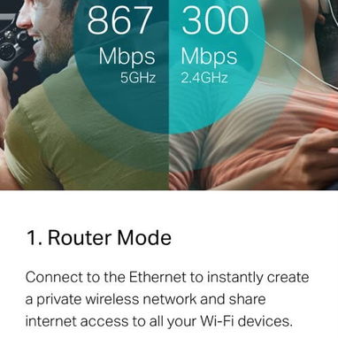 ROUTER TP-LINK WIFI DUAL BAND AC1200Mbps WAN + LAN VPN CLIENTE L2TP 63142460 - Img 127527095