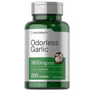 Odorless Garlic - 200tab (cápsulas de ajo) - usado para la enfermedad vascular (aterosclerosis) y la presión arterial . - Img 52766965