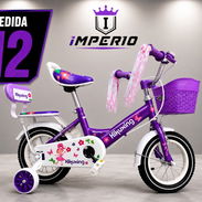 Bicicletas 12 muy bonitas con cesta y parrilla para las peques de 2 a 4 años nuevas en su caja varios colores y modelos - Img 58301410