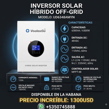 Inversores Híbridos Solares de varios modelos - 3/4