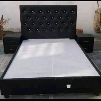 Cama tapizadas de espaldar corto cameras o 3/4 un año de garantía se entrega y se arma en toda la habana domicilio grati - Img 123096709