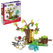 Mattel MEGA Pokémon HTH69 Emolga And Bulbasaur s Charming Woods 194 Pcs - Img 58335143