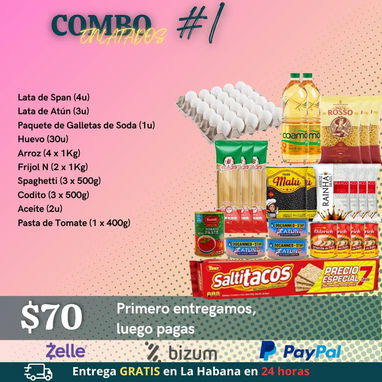 🔥 COMBOS DE ALIMENTOS 🔥  ​📦 ¡Tu solución completa a un clic de distancia! 🇨🇺 - 8/10