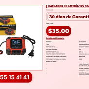 CARGADOR DE BATERÍA 12V / 6A - 100AMP Q7 VPT-0066 - Img 56196156