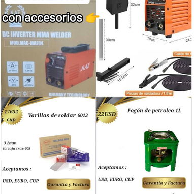 Planta de soldar con accesorios 70 usd - Img 121103254