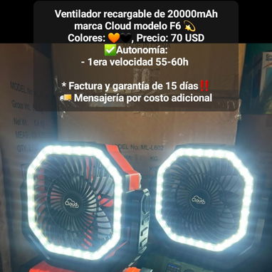 Ventiladores recargables (F6,Milexus,Sankey,Rudenkov,JYSuper) - Img 126471858