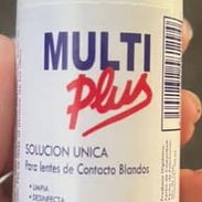 Vendo agua para lentes de contacto, líquido para lentes, solución salina - Img 57484696