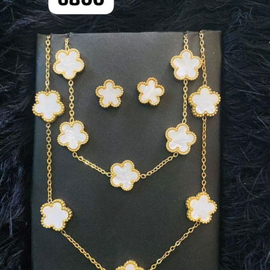 Bellas prendas de acero inoxidable chapadas en oro - Img 119017304