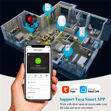 🚨 Kit de alarma inalámbrica KERUI con Wi-Fi — Control desde el celular - 4/6