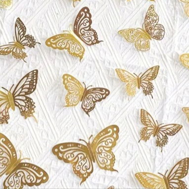 Mariposas de papel y metalizadas para decoración de dulces en repostería. Tipos y precios en la descripción del anuncio - 2/8