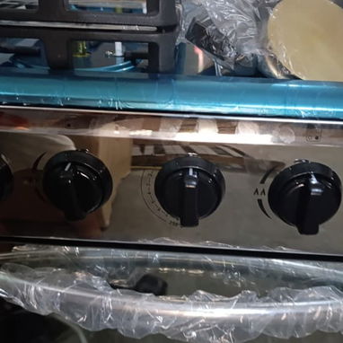 🚧 COCINA DE GAS CON 4 QUEMADORES MILEXUS 20" EN COLOR PLATEADO 🚧 - Img 122338485