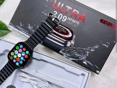✨⌚SMART WATCH  Reloj inteligente 🧠 T 10 ultra ✨ alta gama👌 súper calidad   son de este año color crema - Img 66018328
