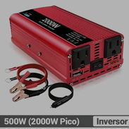 Inversor de Corriente 500W (Pico 2000W) DC 12V a 110V AC - Img 55705618