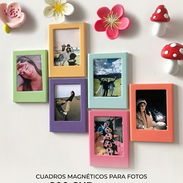 Cuadritos para fotos con  imanes para refrigeradores - Img 57810460