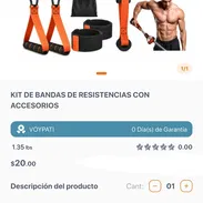 Kit de bandas de resistencia con accesorios - Img 55110619