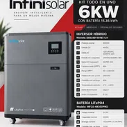 TODO EN UNO Marca INFINISOLAR, Inversor 6000 watts con Batería 15 Kwh. - Img 57898423