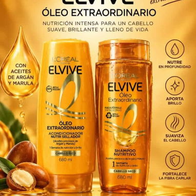 Juego de shampoo y acondicionador ELVIVE - 2/3