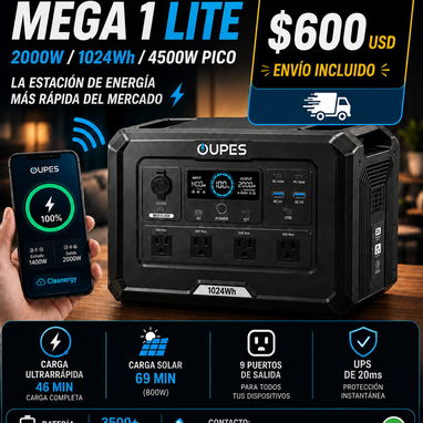 🔋 ENERGÍA PORTÁTIL – 4 ESTACIONES PARA TODAS TUS NECESIDADES ⚡ ¡Envío gratis a domicilio! 🚚🏠 📲 Contacto: 5360 7247 | - 2/4