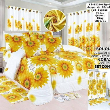 🌸Juegos de edredones King  de 24 piezas (Guanabacoa) - 7/9
