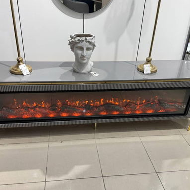 Mueble de TV tipo chimenea - 2/2