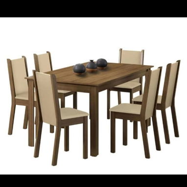 Juego de comedor de 4 sillas, de 6 sillas y de 8 sillas todos importados en su caja original 💯% calidad - Img 123088104