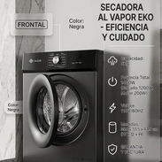 Secadora EKO 8KG Carga Frontal Negra $330 USD con Transporte, Factura, Garantía y Secado al Vapor 110V - Img 58003128