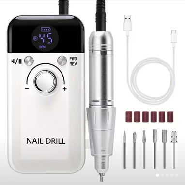 Máquina drill recargable para uñas de 45mil Rpm - 2/4