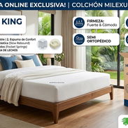 (A) Colchón King (Semi Ortopédico) – Milexus 280usd - Img 56041588