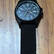 Reloj, elegante para hombre, negro, Pulsera, manilla de nylon - Img 55234525