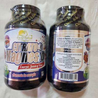 CITRATO de Potasio 100capsulas de 500mg - Img 125096288