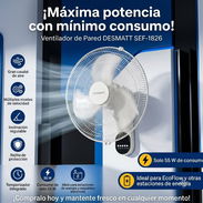 Ventilador de Pared DESMATT 18pulgadas - Img 56610700