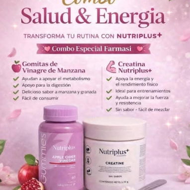 Creatina Nutriplus+ 💪 de FARMASI.Mejora tu rendimiento , fuerza y recupera tus músculos! - 7/7