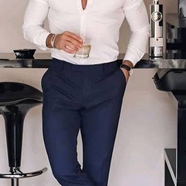 Zapatos de vestir para hombres , pantalón de vestir, camisa, enguatadas cuello de tortuga - Img 81842388