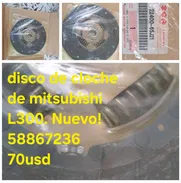 En venta disco de cloche de Mitsubishi L300 - Img 49846576