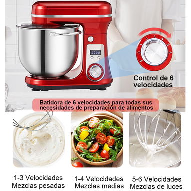 Mezcladora Biolomix 6litros 1200w GLOBO Y ENGRANAJES DE METAL - Img 108528570