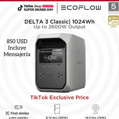 ☝️☝️💡Batería extra, ecoflow, plantas eléctricas,inversores - Img 116497898