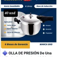 Olla De Presión 6L De Acero Inoxidable - Img 55776293