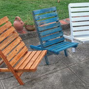 se venden sillas de madera, para terraza patio o jardin - Img 45471256