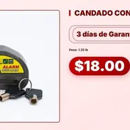 CANDADO CON ALARMA - Img 58423728
