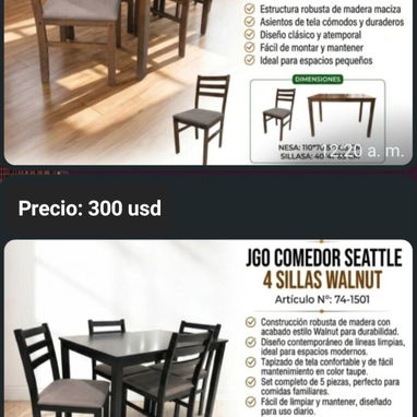 Juegos de comedor y mesas de comedor - 2/8