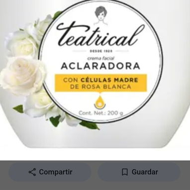 Crema Facial Teatrical Antimanchas Excelente Resultado 🩵❤️ - 5/5